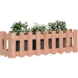 vidaXL Vrtna visoka greda z ograjico 100x30x30 cm trden les douglas | Shoptok.si