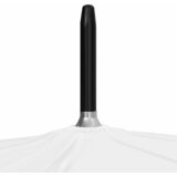 vidaXL Dežnik bel 130 cm | Shoptok.si