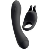 Couples Choice Couple Choice - prsten za penis i G-točka vibrator (siva) | shoptok.hr