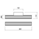  Redo 01-2591 - LED osvetljenje za kupatilsko ogledalo RIGAL LED/12W/230V IP44 hrom/bela | Eponuda.com