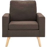  2-dijelni set sofa od tkanine smeđi | shoptok.hr