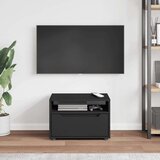 vidaXL TV omarica VISNES Črna 60x40x38 cm Izoblikovan les | Shoptok.si