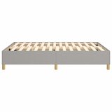  Okvir za krevet s oprugom svjetlosivi 140 x 190 cm od tkanine | Eponuda.ba