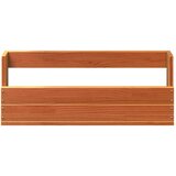  Zidni stalci za cipele 2 kom voštano smeđi 59x9x23 cm borovina | shoptok.hr