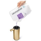 simplehuman Jeklen avtomatski dozirnik za milo v sijajno zlati barvi 266 ml – | Shoptok.si