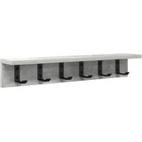  Vješalica za kapute na zidu Betonski sivi 60 x 10,5 x 10,5 cm | shoptok.hr