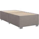  Krevet s oprugama i madracem smeđesivi 80x200 cm od tkanine | shoptok.hr