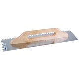  Zidarska gladilica (D x Š: 500 x 130 mm, Nehrđajući čelik, Drvo, Raspored zuba: 8 x 8 mm) Cijene