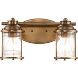 Quintiesse Stenska svetilka, naravna medenina, IP44, (22099004) | Shoptok.si