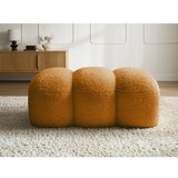 Bobochic Paris Gorčično rumen tabure iz tkanine bouclé Hippolyte – | Shoptok.si