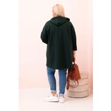 Kesi Włoski Women's butter-colored sweatshirt with decorative sleeves black | Shoptok.si