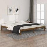  Okvir za krevet od masivne borovine boja meda 200 x 200 cm | shoptok.hr