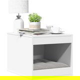 vidaXL Kutija za mačji pijesak bijela 47x59x42 cm konstruirano drvo | shoptok.hr