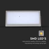  LED spoljašnje zidno svetlo LED/12W/230V 4000K IP65 sivo | Eponuda.com