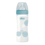 Chicco WB staklena flašica 240ml, silikon, plava ( A048496 ) Cene