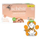 Schesir Shesir Cat Tuna&Salmon in Jelly 6x50g, Vlažna Hrana Na Bazi Tune i Lososa | ePonuda.com
