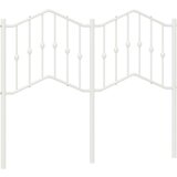  Metalno uzglavlje bijelo 120 cm | shoptok.hr