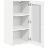  Zidni stakleni ormarić Visoki sjaj bijela 40 x 31 x 80 cm | shoptok.hr