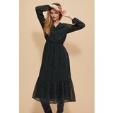 Moodo Dress with a frill and a print | Shoptok.si