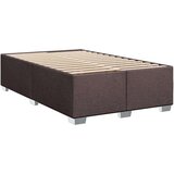 vidaXL Krevet s oprugama i madracem tamnosmeđi 100 x 200 cm od tkanine | shoptok.hr
