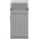  Držač za cjepanice svjetlosivi 120x45x100 cm pocinčani čelik | shoptok.hr