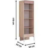 Hanah home Hannah Home Bookshelf, roza | Eponuda.ba