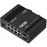 Teltonika stikalo Giga 8-port 8x PoE 2xSFP 240W DIN Mini TSW200 | Shoptok.si