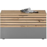 XORA garderobna klop siva, hrast artisan | Shoptok.si