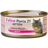 Porta Feline 21 hrana za mačke 6 x 156 g - Kitten piletina i riža