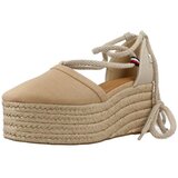 Tommy Hilfiger Espadrile CLOSED TOE LINEN FLATFOR Kostanjeva Cene