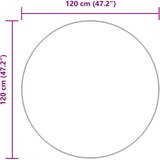  Čupavi tepih s visokim vlaknima NAVARRA bež 120x120cm poliester | shoptok.hr
