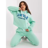 Fashion Hunters Mint blue tracksuit with Laraina print | shoptok.hr