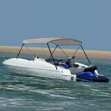 vidaXL Tenda bimini s 2 luka sivi 178 x 138 x 96 cm Cijene