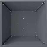  Vrtna saksija Antracit 40 x 40 x 15 cm Čelična vrata | Eponuda.com