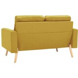  Sedežna garnitura 2-delna blago rumena, (20698065) | Shoptok.si