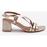 Maciejka Suede Sandals With Low Heel | shoptok.hr