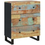  Komoda 60 x 33 x 75 cm od masivnog obnovljenog drva - 1 masivno obnovljeno drvo | shoptok.hr