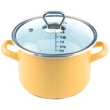 Fackelmann lonac+stakleni poklopac 16cm,emajl 2l Cene