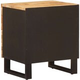  Nočna omarica Rjava 40 x 33,5 x 46 cm Masiven les manga, (5000107103) | Shoptok.si