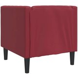  Fotelj chesterfield vinsko rdeč umetno usnje | Shoptok.si