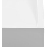  Umivaonik od lijevanih minerala/mramora 80 x 46 x 11 cm bijeli | shoptok.hr