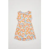 Defacto Baby Girl Patterned Sleeveless Dress