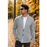 Dewberry 87095 Mens Knitwear Cardigan-GREY | Eponuda.ba