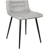 XORA stol, kovina, tekstil črna, svetlo siva | Shoptok.si