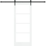  Drsna vrata ORKDAL Bela 83 x 202 cm Les in kovina, (5000121855) | Shoptok.si