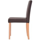 In 7-dijelni blagovaonski set od umjetne kože boja hrasta/smeđa | shoptok.hr