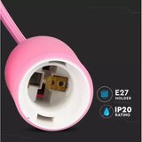  Luster na sajli 1xE27/60W/230V ružičasta | Eponuda.com