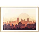  Plakat - City Heat 42x29.7 Zlatni okvir s margom | shoptok.hr