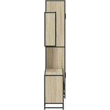 vidaXL 3-dijelni set kupaonskog namještaja boja hrasta sonome drveni | shoptok.hr