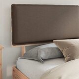  Krevetni okvir s tapiciranim uzglavljem Sivo-smeđa 200 x 200 cm | shoptok.hr